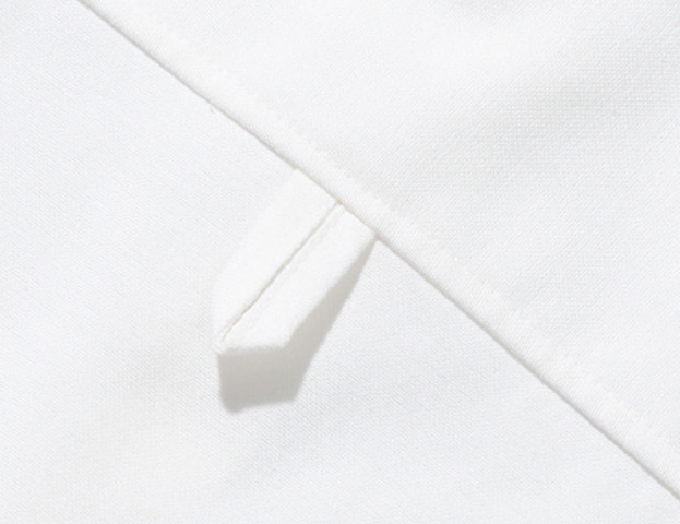 ベドインベド(BADINBAD) LOGO OXFORD SHIRT_WHITE