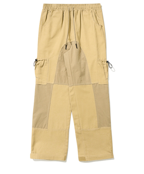 ベドインベド(BADINBAD) CUT STITCH POCKET PANTS_BEIGE
