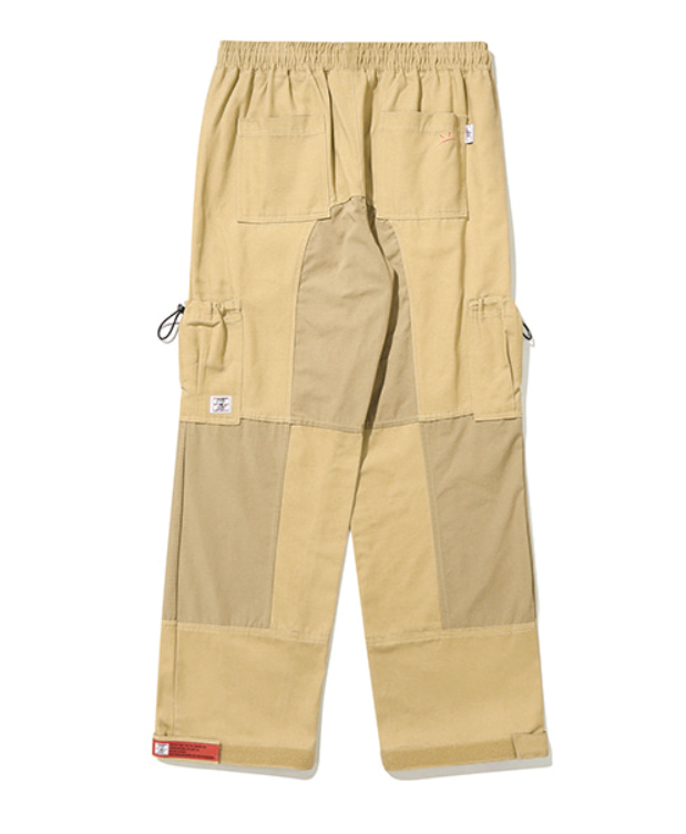 ベドインベド(BADINBAD) CUT STITCH POCKET PANTS_BEIGE