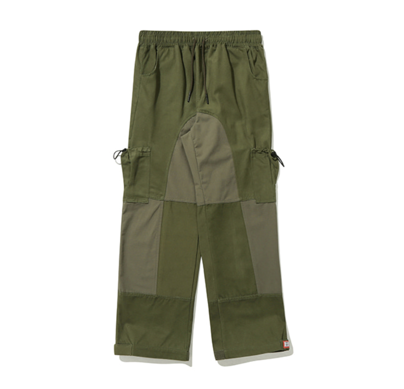 ベドインベド(BADINBAD) CUT STITCH POCKET PANTS_KHAKI