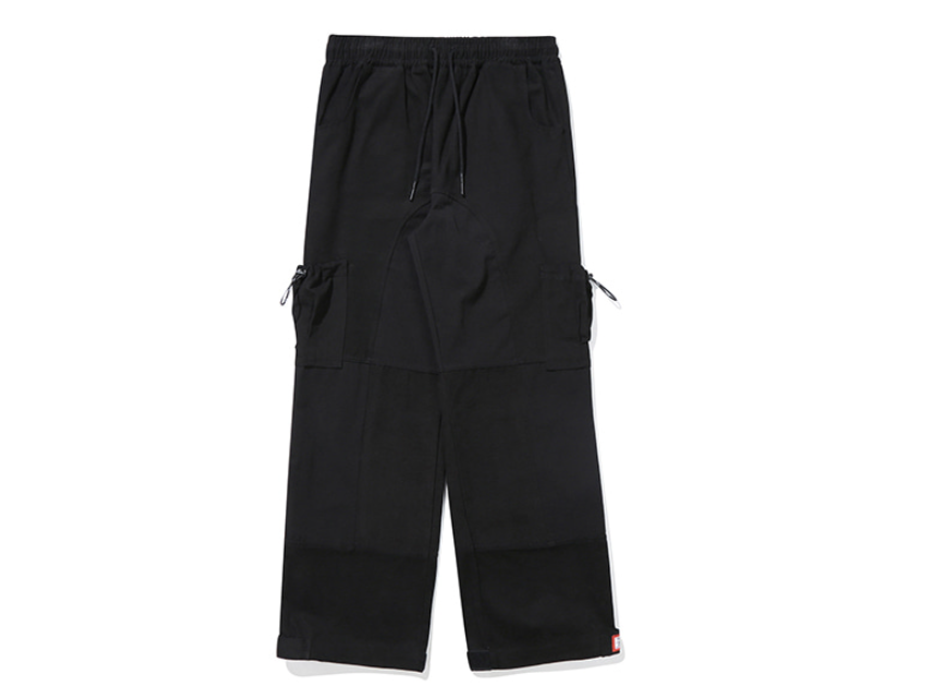 ベドインベド(BADINBAD) CUT STITCH POCKET PANTS_BLACK