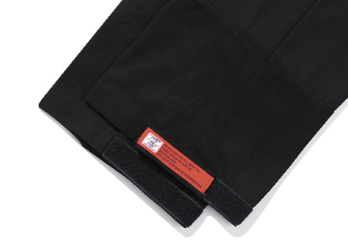 ベドインベド(BADINBAD) CUT STITCH POCKET PANTS_BLACK