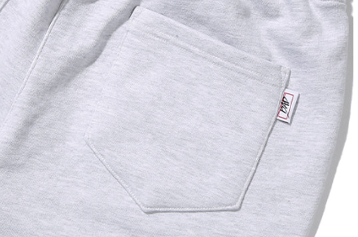 ベドインベド(BADINBAD) COLLEGE FONT HEAVY WEIGHT PANTS_LIGHT GREY
