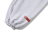 ベドインベド(BADINBAD) COLLEGE FONT HEAVY WEIGHT PANTS_LIGHT GREY
