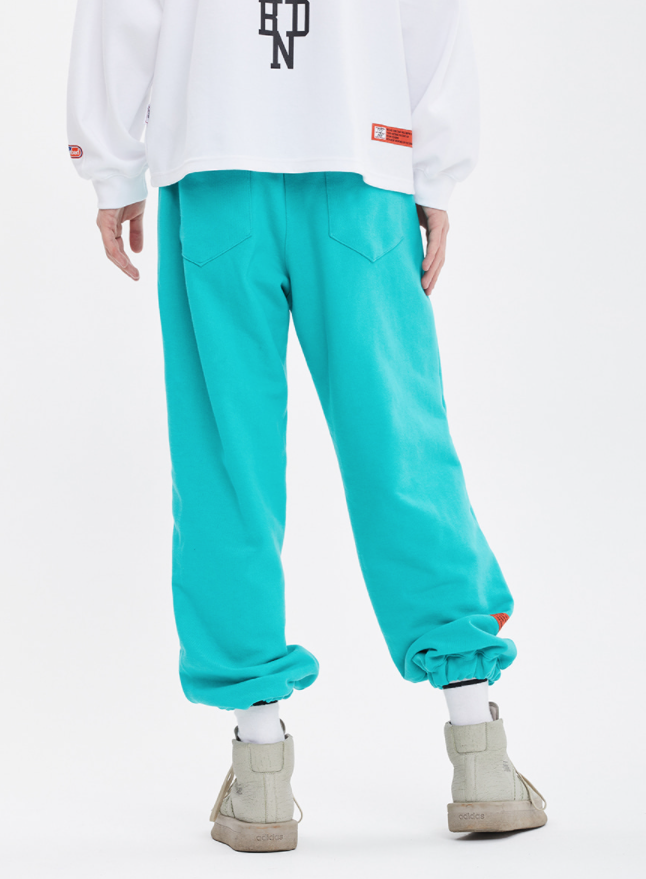 ベドインベド(BADINBAD) COLLEGE FONT HEAVY WEIGHT PANTS_MINT