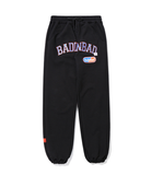 ベドインベド(BADINBAD) COLLEGE FONT HEAVY WEIGHT PANTS_BLACK