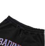 ベドインベド(BADINBAD) COLLEGE FONT HEAVY WEIGHT PANTS_BLACK
