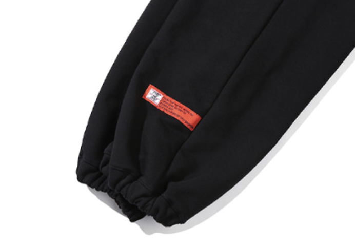 ベドインベド(BADINBAD) COLLEGE FONT HEAVY WEIGHT PANTS_BLACK
