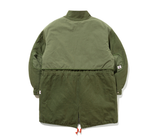 ベドインベド(BADINBAD) COLOR BLOCK COTTON PARKA_KHAKI