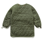 ベドインベド(BADINBAD) COLOR BLOCK COTTON PARKA_KHAKI