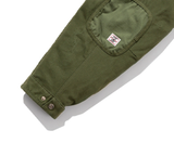 ベドインベド(BADINBAD) COLOR BLOCK COTTON PARKA_KHAKI