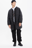 ベドインベド(BADINBAD) COLOR BLOCK COTTON PARKA_BLACK