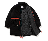 ベドインベド(BADINBAD) COLOR BLOCK COTTON PARKA_BLACK