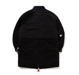 ベドインベド(BADINBAD) COLOR BLOCK COTTON PARKA_BLACK