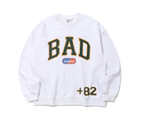 ベドインベド(BADINBAD) BAD LOGO SWEAT SHIRT_WHITE