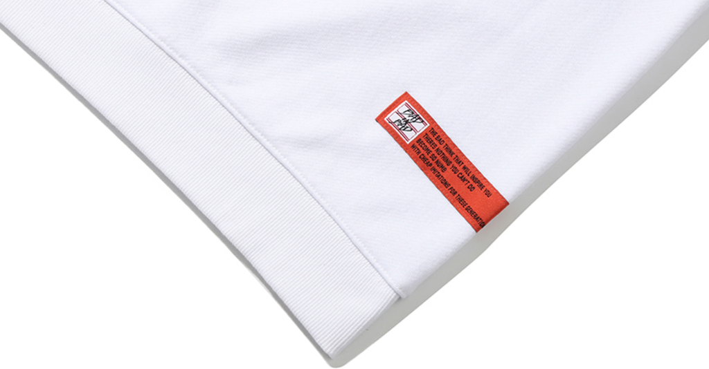 ベドインベド(BADINBAD) BAD LOGO SWEAT SHIRT_WHITE