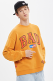 ベドインベド(BADINBAD) BAD LOGO SWEAT SHIRT_YELLOW