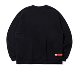 ベドインベド(BADINBAD) BAD LOGO SWEAT SHIRT_BLACK