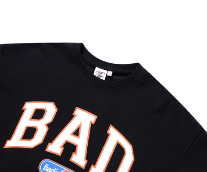 ベドインベド(BADINBAD) BAD LOGO SWEAT SHIRT_BLACK