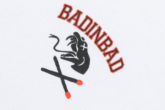 ベドインベド(BADINBAD) PRANK SNAKE SWEAT SHIRT_WHITE