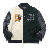 ロマンティッククラウン(ROMANTIC CROWN)  CHILDHOOD VARSITY JACKET_NAVY