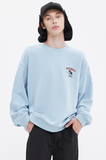 ベドインベド(BADINBAD) PRANK SNAKE SWEAT SHIRT_LIGHT BLUE