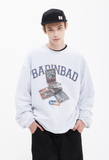 ベドインベド(BADINBAD) BAD TOOL SWEAT SHIRT_LIGHT GREY