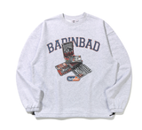 ベドインベド(BADINBAD) BAD TOOL SWEAT SHIRT_LIGHT GREY