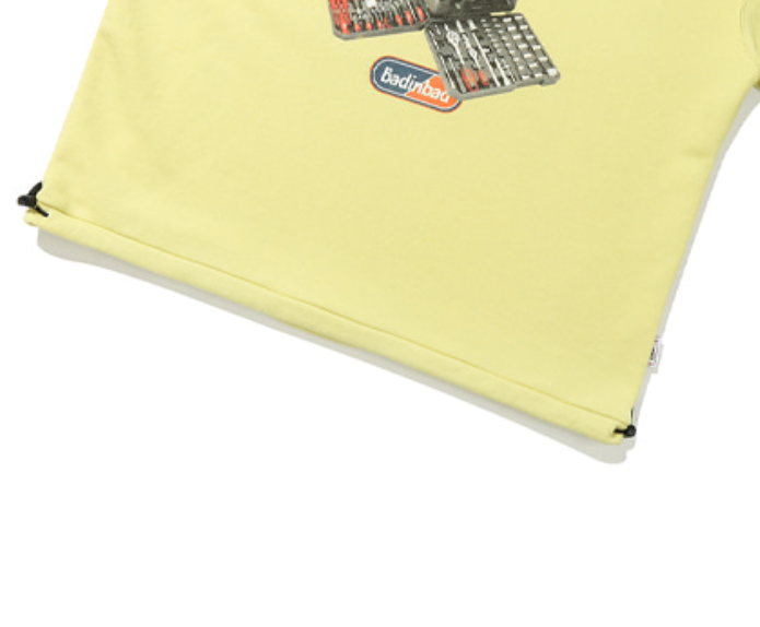 ベドインベド(BADINBAD) BAD TOOL SWEAT SHIRT_LIGHT YELLOW