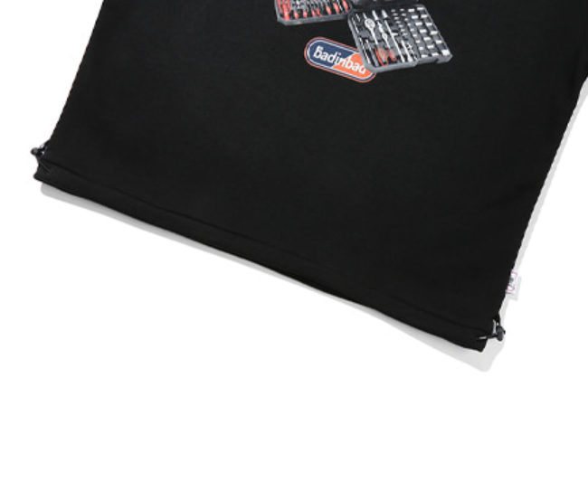 ベドインベド(BADINBAD) BAD TOOL SWEAT SHIRT_BLACK