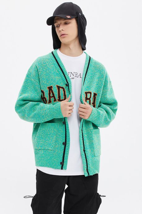ベドインベド(BADINBAD) PRANK SNAKE CARDIGAN_MINT