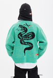 ベドインベド(BADINBAD) PRANK SNAKE CARDIGAN_MINT