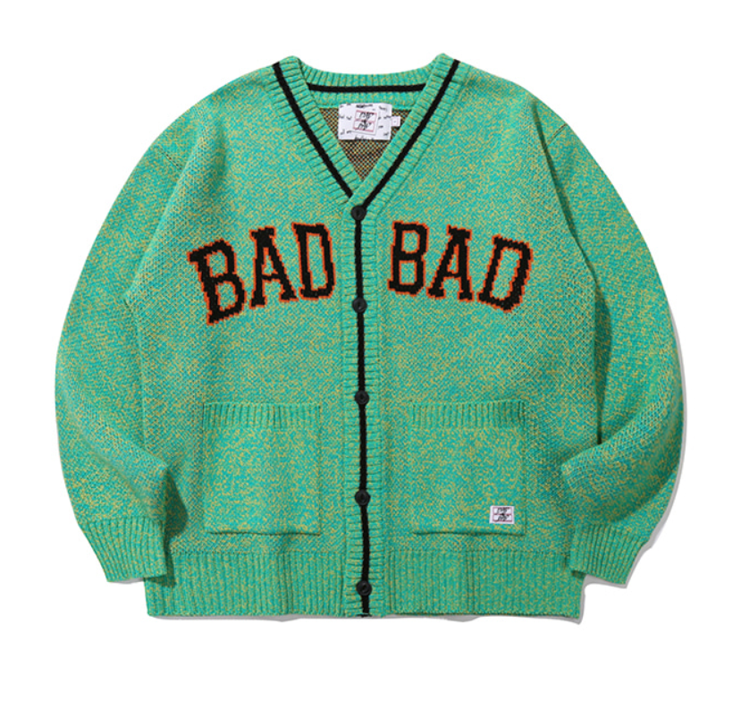 ベドインベド(BADINBAD) PRANK SNAKE CARDIGAN_MINT