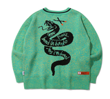 ベドインベド(BADINBAD) PRANK SNAKE CARDIGAN_MINT