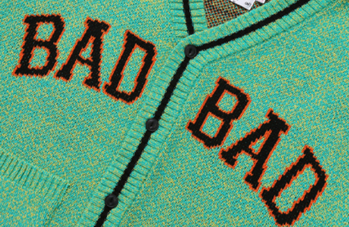 ベドインベド(BADINBAD) PRANK SNAKE CARDIGAN_MINT