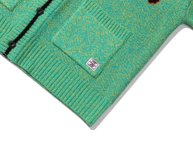 ベドインベド(BADINBAD) PRANK SNAKE CARDIGAN_MINT