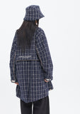 ロマンティッククラウン(ROMANTIC CROWN)  TWEED FISHTAIL PARKA_NAVY