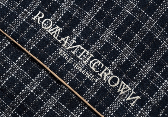 ロマンティッククラウン(ROMANTIC CROWN)  TWEED FISHTAIL PARKA_NAVY
