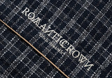 ロマンティッククラウン(ROMANTIC CROWN)  TWEED FISHTAIL PARKA_NAVY