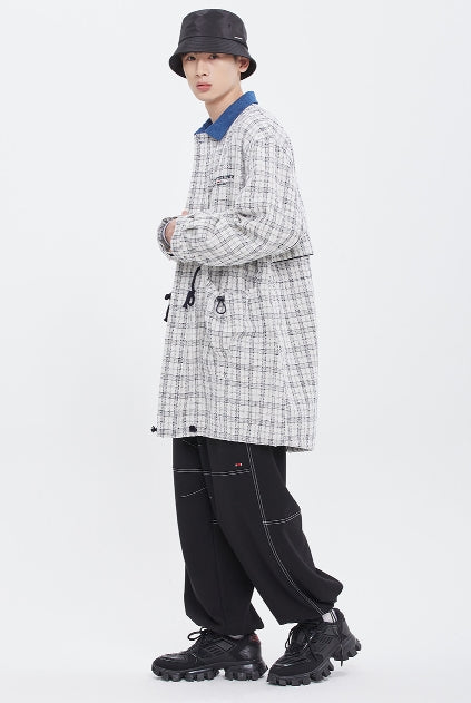 ロマンティッククラウン(ROMANTIC CROWN)  TWEED FISHTAIL PARKA_OATMEAL