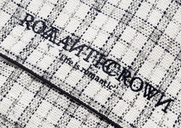 ロマンティッククラウン(ROMANTIC CROWN)  TWEED FISHTAIL PARKA_OATMEAL