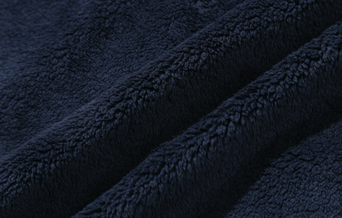 ロマンティッククラウン(ROMANTIC CROWN)  FLEECE BUTTON JACKET_NAVY