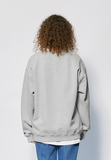 セイントペイン(SAINTPAIN)  SP ORIGINAL LOGO CREWNECK-MELANGE GRAY