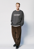 セイントペイン(SAINTPAIN)  SP ORIGINAL LOGO CREWNECK-CHARCOAL