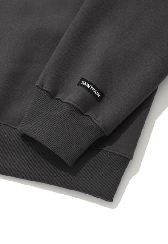 セイントペイン(SAINTPAIN)  SP ORIGINAL LOGO CREWNECK-CHARCOAL