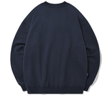 セイントペイン(SAINTPAIN)  SP ATHLETIC LOGO CREWNECK-NAVY