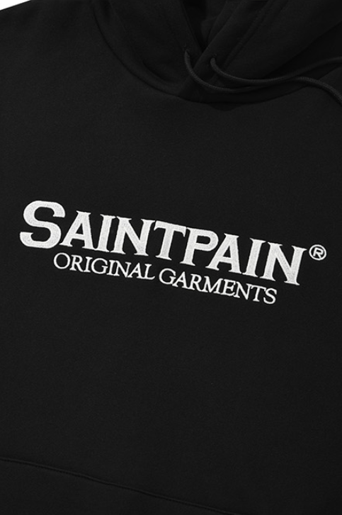 セイントペイン(SAINTPAIN)  SP ORIGINAL LOGO HOOD-BLACK