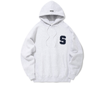 セイントペイン(SAINTPAIN)  SP ATHLETIC LOGO HOOD-ASH MELANGE