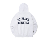 セイントペイン(SAINTPAIN)  SP ATHLETIC LOGO HOOD-ASH MELANGE