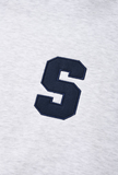 セイントペイン(SAINTPAIN)  SP ATHLETIC LOGO HOOD-ASH MELANGE